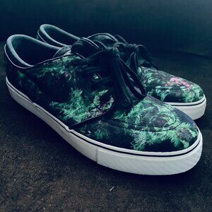 NIKE SB Stefan Janoski CNVS PRM Premium Palm Leaves 705190-301 - Size 10 US